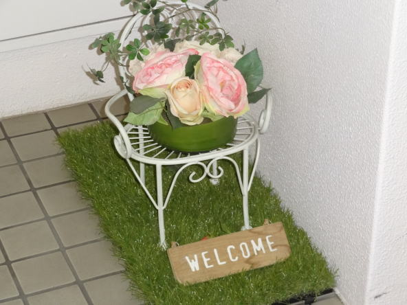 院内ドア前の風景│たむら整体治療室・町田市