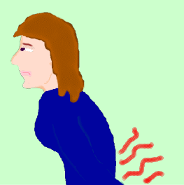 腰痛のイラスト画像