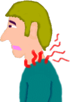 首こり肩こりの人のイメージ画像
