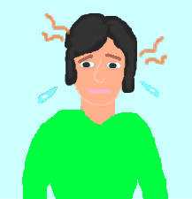 自律神経失調症のイラスト画像