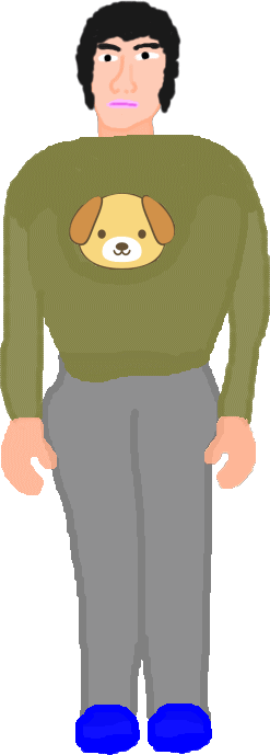 姿勢モデルのイラスト