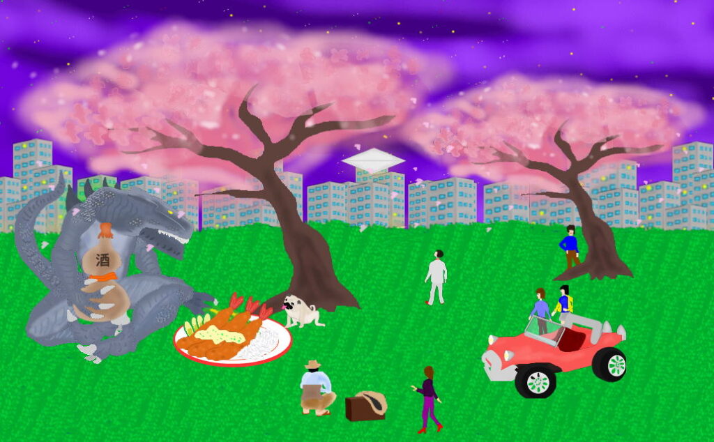 道楽イラスト│たむら整体治療室・町田市